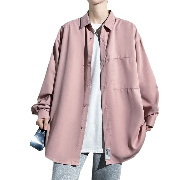 Herren Lockeres Overshirt mit praktischer Brusttasche Echoarchiv