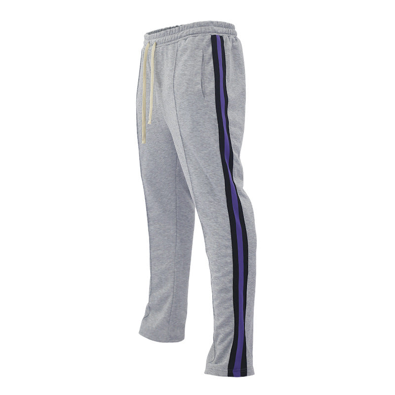 Herren sportliche Sweatpants mit seitlichen Kontraststreifen Echoarchiv