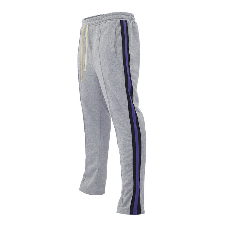 Herren sportliche Sweatpants mit seitlichen Kontraststreifen Echoarchiv
