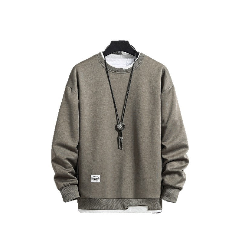 Herren Sportlicher Langarm-Pullover Echoarchiv