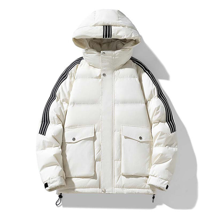 Herren Urbaner Bunter Winterparka Echoarchiv