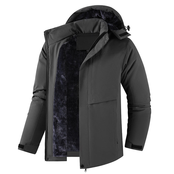 Herren Technische Winterjacke mit Fleece-Innenfutter Echo Archiv
