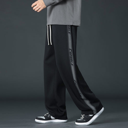 Herren Bequeme Sport Jogginghose mit seitlichen Streifen