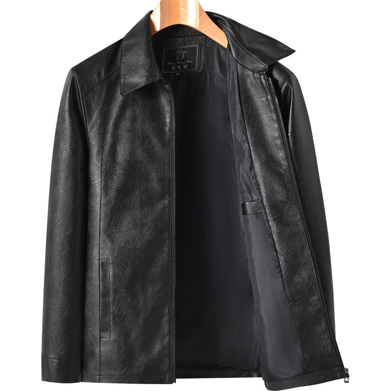Herren Elegante Kunstlederjacke Echo Archiv
