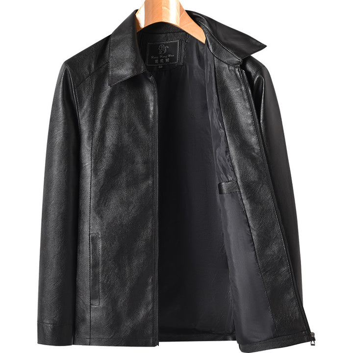 Herren Elegante Kunstlederjacke Echo Archiv