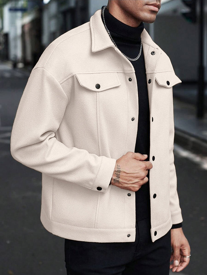 Herren moderne Freizeitjacke im lässigen Schnitt Echoarchiv
