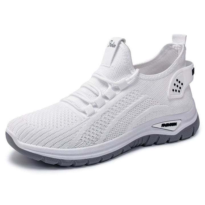 Damen nan sockenähnlicher Strick-Fit Sneaker mit elastischer Schnürung, gelochter Fersenverstärkung und dämpfender Plateau-Sohle Echo Archiv