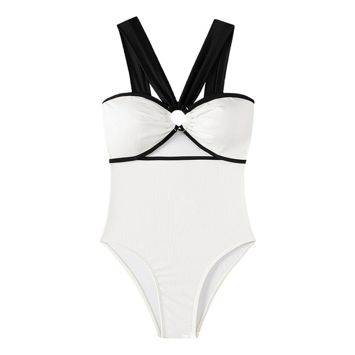 Damen Einteiliger Badeanzug mit innovativem Cut-Out Design Echo Archiv