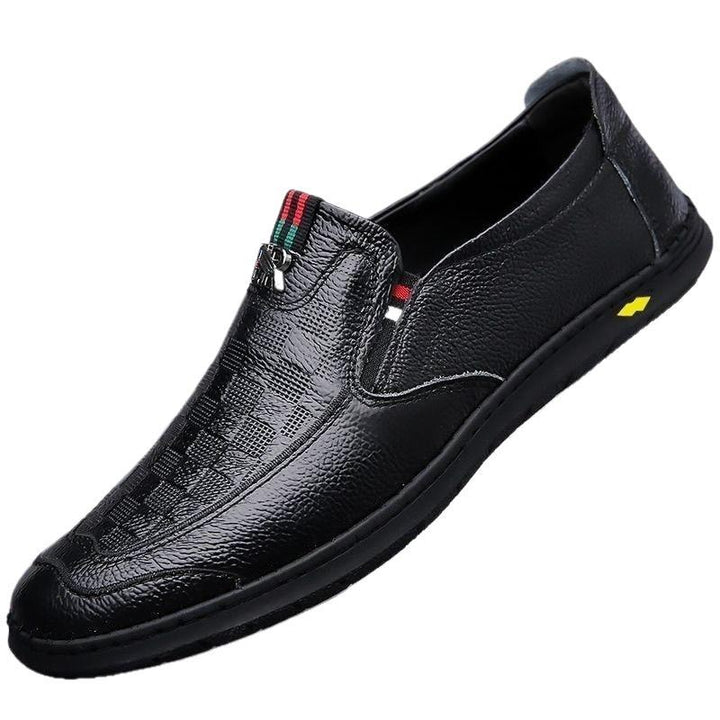 Herren Bequeme Slip-On Lederslipper Echoarchiv
