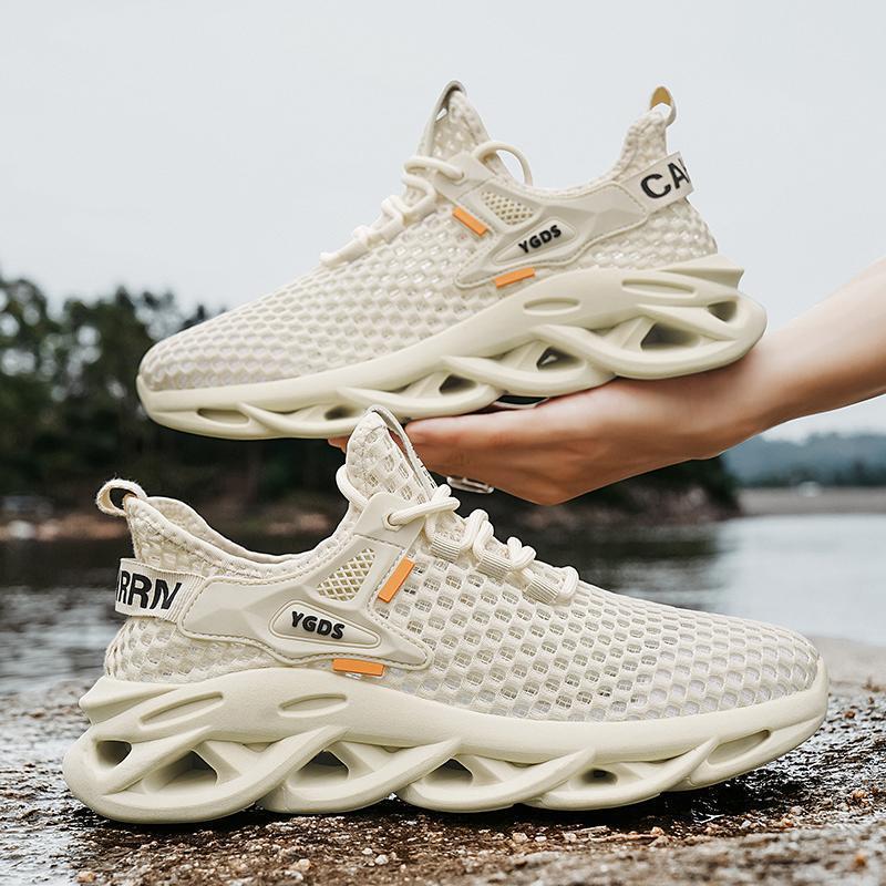 Damen Sportliche Sneakers mit atmungsaktiver Netzstruktur und flexibler Profilsohle Echo Archiv