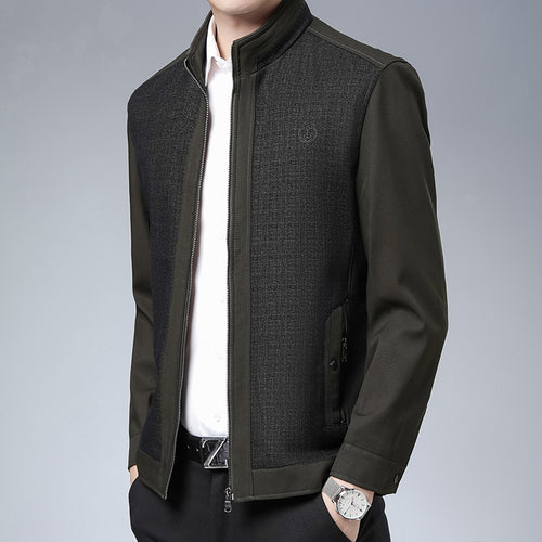Herren elegante Freizeitjacke mit strukturiertem Design Echoarchiv