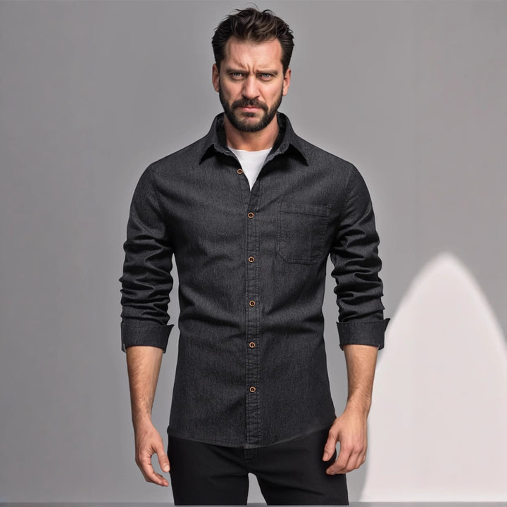 Herren Denim Hemd Echoarchiv