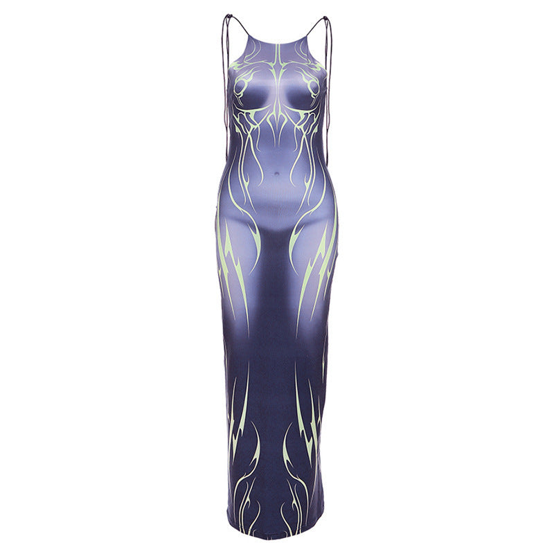 Damen Maxi-Kleid mit verführerischem Körperbetonenden Design Echo Archiv