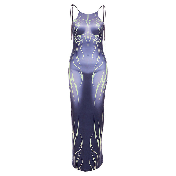 Damen Maxi-Kleid mit verführerischem Körperbetonenden Design Echo Archiv