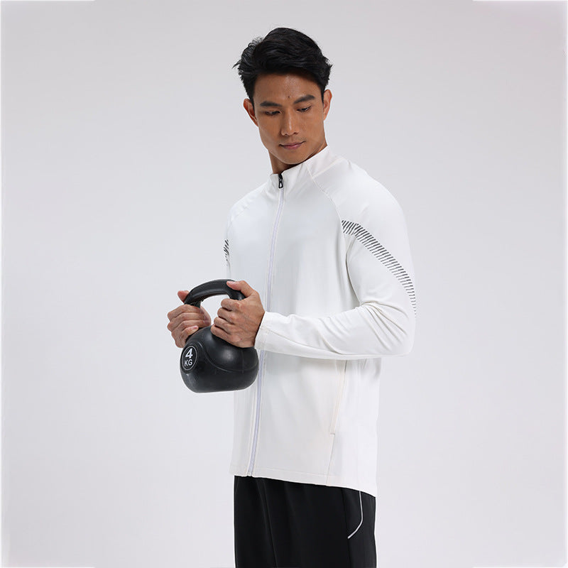 Herren Sportliche Langarmjacke mit funktionalem Reißverschluss Echoarchiv