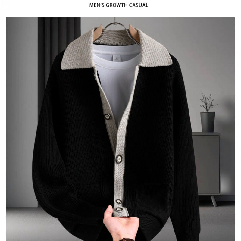 Damen entspannte Strickjacke mit innovativem Schnitt und praktischen Taschen Echoarchiv
