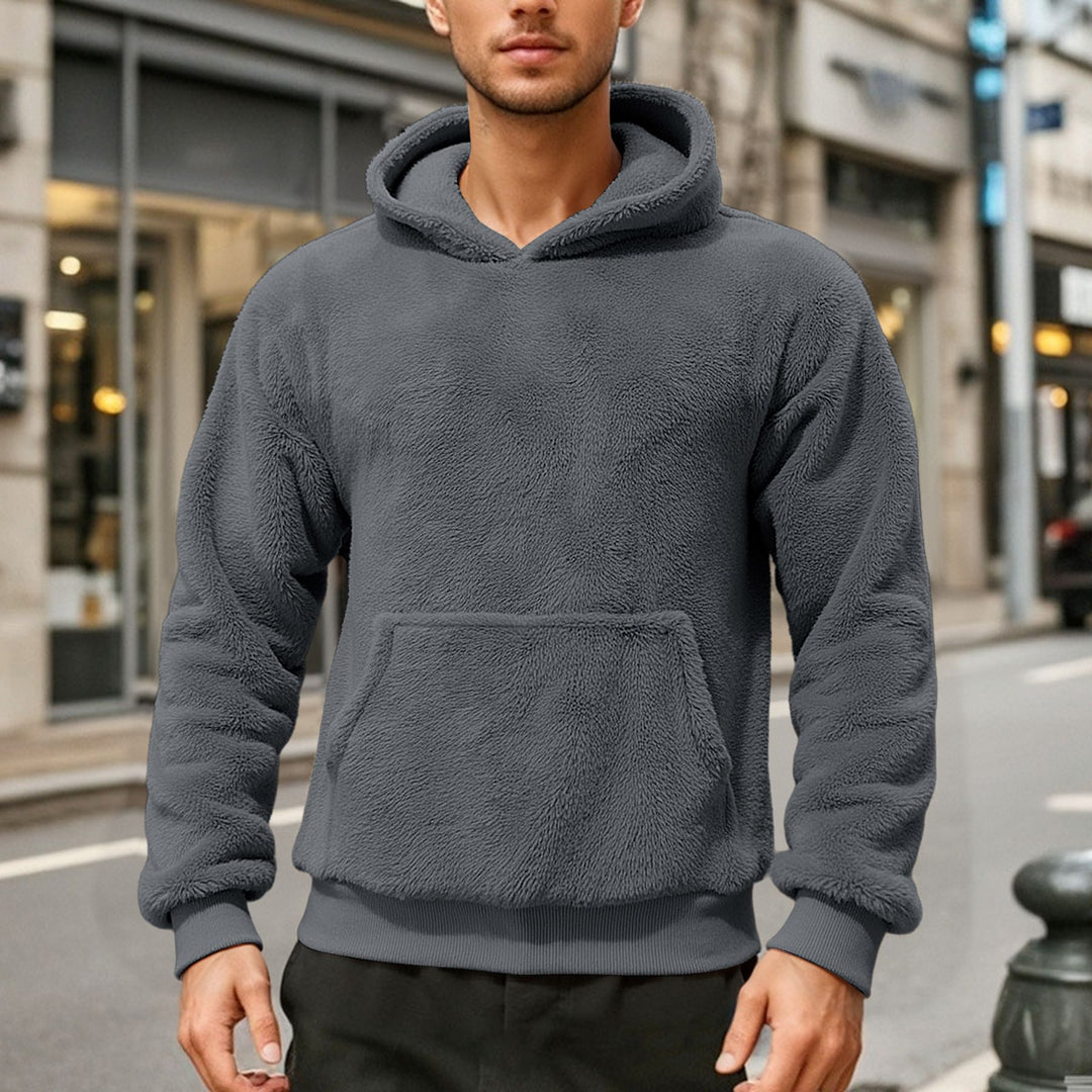 Herren bequemer Oversized Kapuzenpullover Echoarchiv