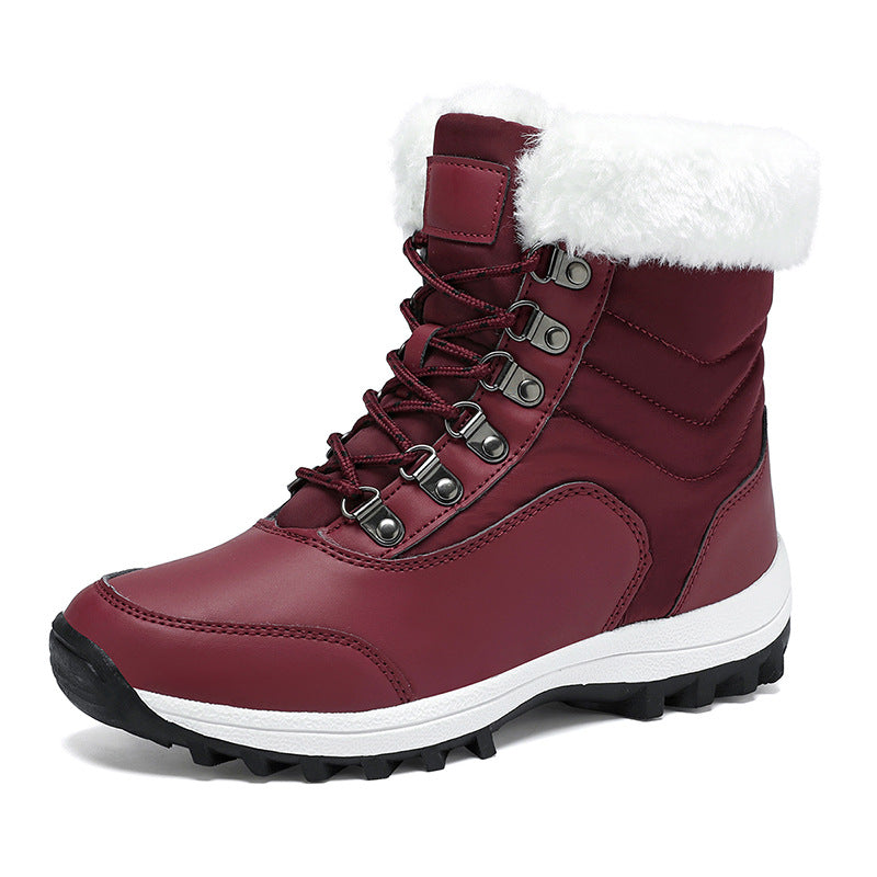 Damen Thermo-Schneestiefel mit gesteppter Isolierung, Teddyfutter und griffiger Profilsohle Echo Archiv