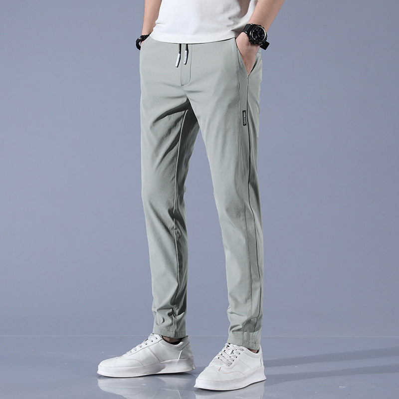 Herren sportliche Sweatpants mit verstellbarem Kordelzug und seitlichen Reißverschlusstaschen Echoarchiv