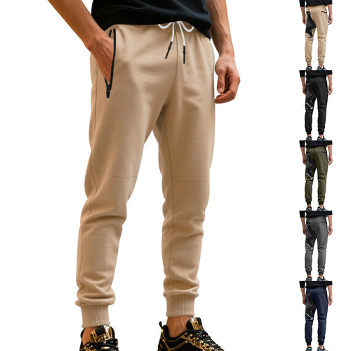 Herren Bequeme Jogginghose aus leichtem Fleece mit elastischem Bund und praktischen Taschen Echoarchiv