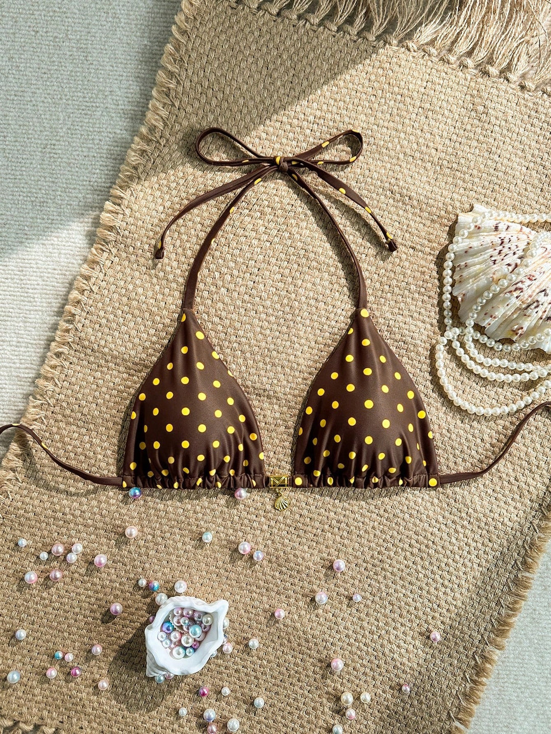 Damen Triangel-Bikinioberteil mit Rüschen Echo Archiv