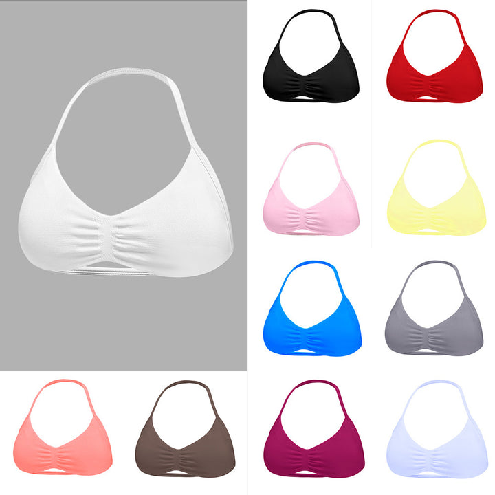 Damen Sport-Bikini-Oberteil mit raffiniertem Rüschen-Design Echo Archiv