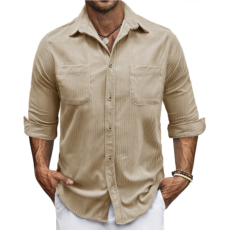 Herren Freizeithemden mit leicht gewelltem Design Echoarchiv