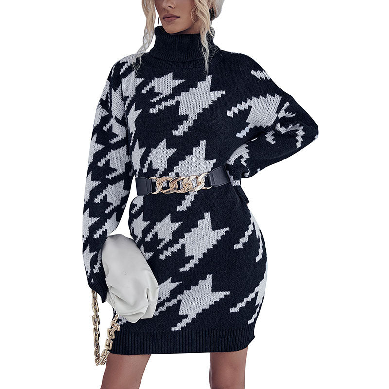 Damen Großer Strickpullover mit Sternmuster Echo Archiv