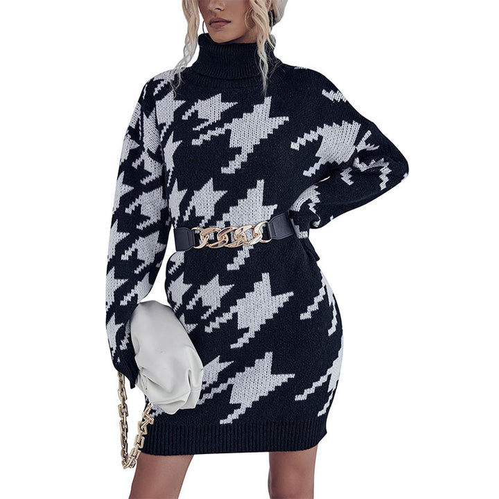 Damen Großer Strickpullover mit Sternmuster Echo Archiv