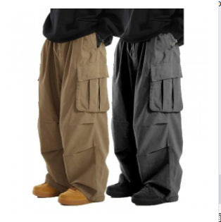 Herren Baggy-Cargo-Hose mit übergroßer Passform, elastischem Tunnelzugbund & mehrfachen Klappfächern Echo Archiv
