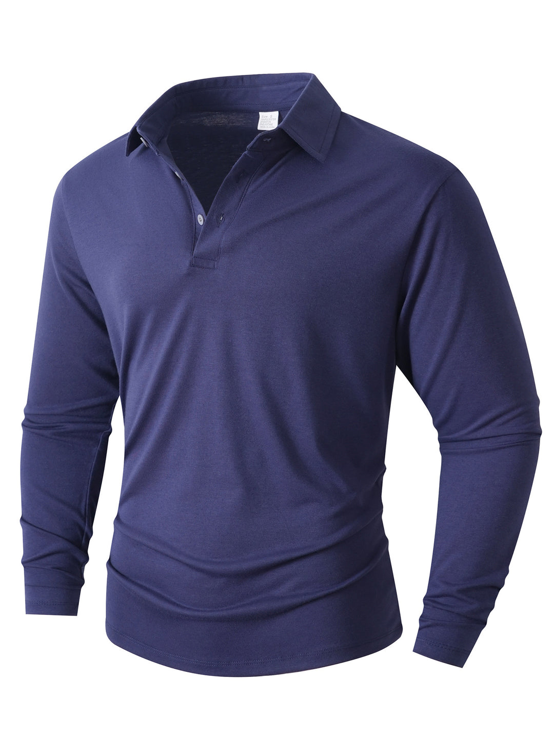 Herren Langarm Poloshirt mit modernem Schnitt Echoarchiv