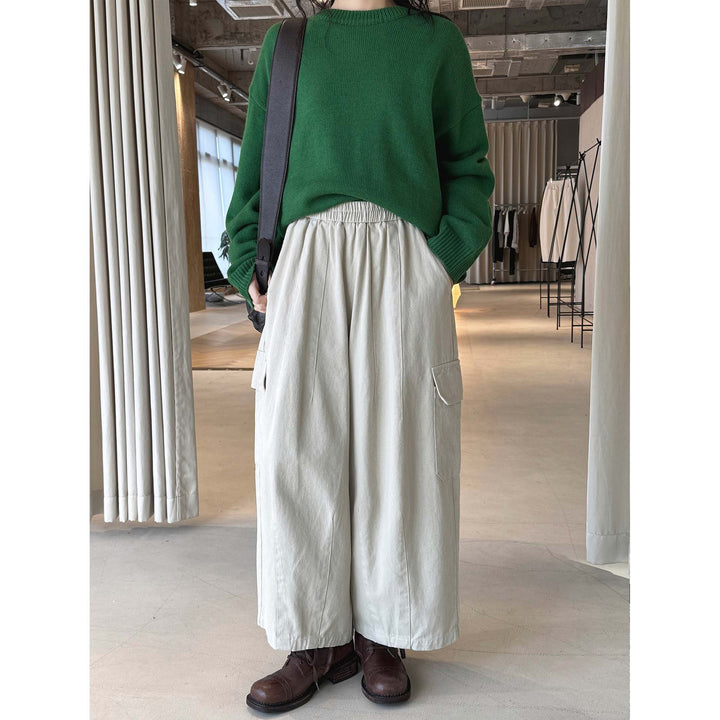 Damen Weiter Midirock im Utility‑Stil mit aufgesetzter Pattentasche Echoarchiv