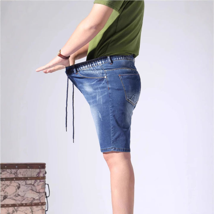 Herren Denim-Shorts mit elastischem Bund und lässigem Schnitt Echo Archiv