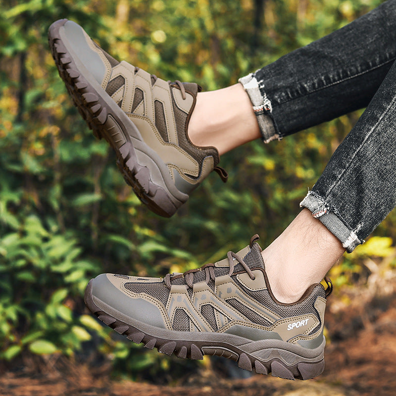 Herren nan robuster Trailtrekkingschuh mit wasserabweisender Membran, verstärkter Zehenkappe und griffiger Geländelaufsohle Echo Archiv