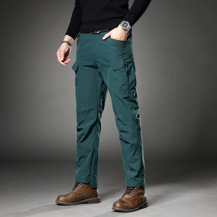 Herren Trekking‑Cargohose mit Knieverstärkung, multifunktionalen Taschen und geradem Schnitt Echo Archiv