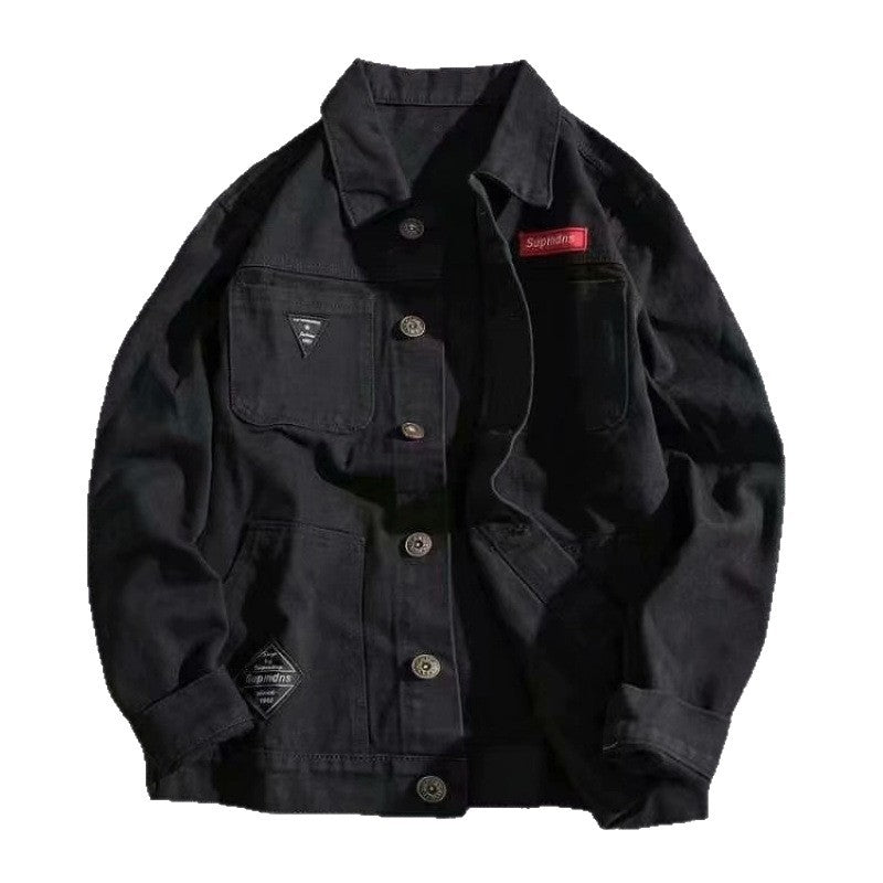 Herren Modische Denim-Jacke Echo Archiv