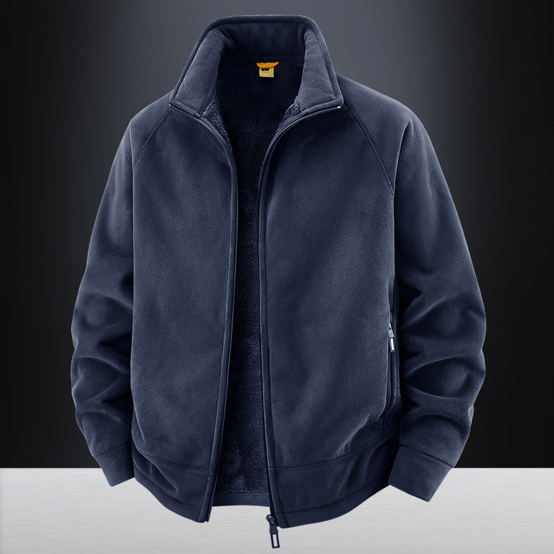 Herren Fleecejacke mit weichem Innenfutter und praktischem Reißverschluss Echoarchiv
