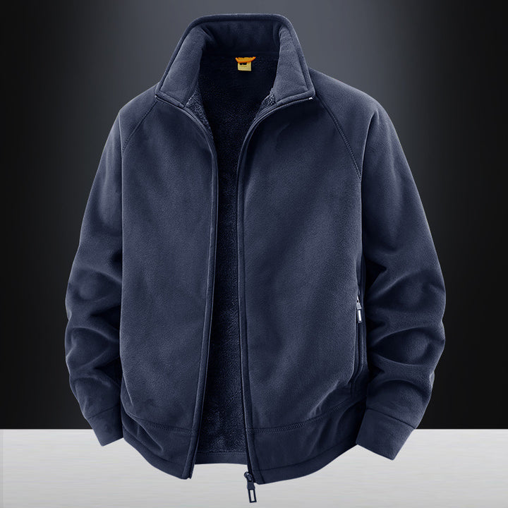 Herren Fleecejacke mit weichem Innenfutter und praktischem Reißverschluss Echoarchiv