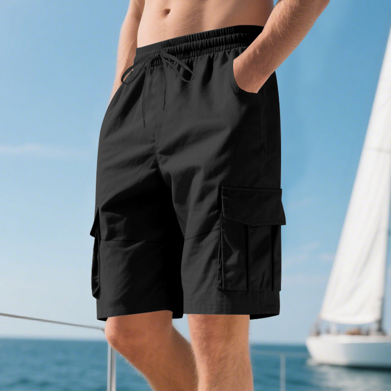 Herren Cargo-Shorts mit praktischen Seitentaschen und elastischem Bund Echoarchiv