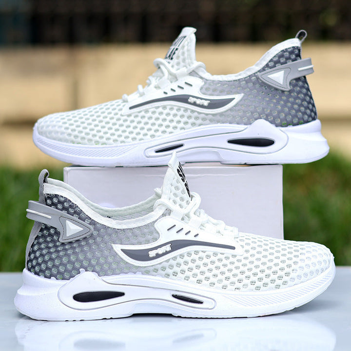 Damen Sportliche Mesh-Sneaker mit rutschfester Sohle und atmungsaktiver Struktur Echo Archiv
