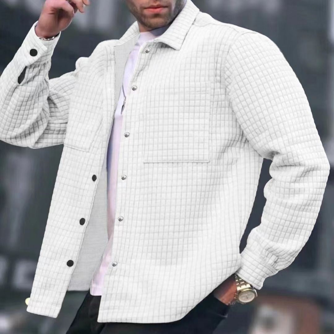 Herren gesteppte Freizeitjacke mit praktischen Brusttaschen und modernem Schnitt Echoarchiv
