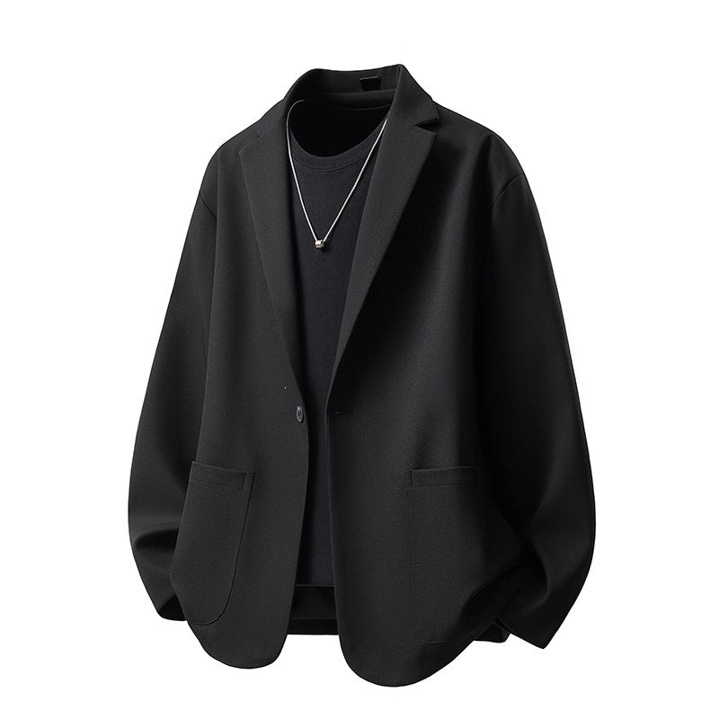 Herren Oversize-Sakko-Jacke mit legerer Overshirt-Silhouette Echoarchiv