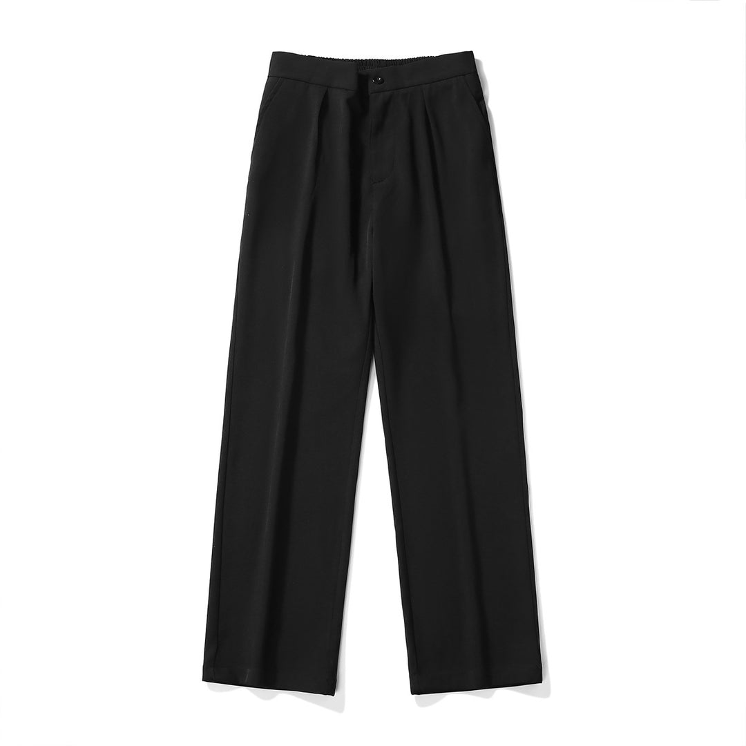 Herren Elegante weite Hose mit elastischem Bund und seitlichen Eingrifftaschen Echoarchiv