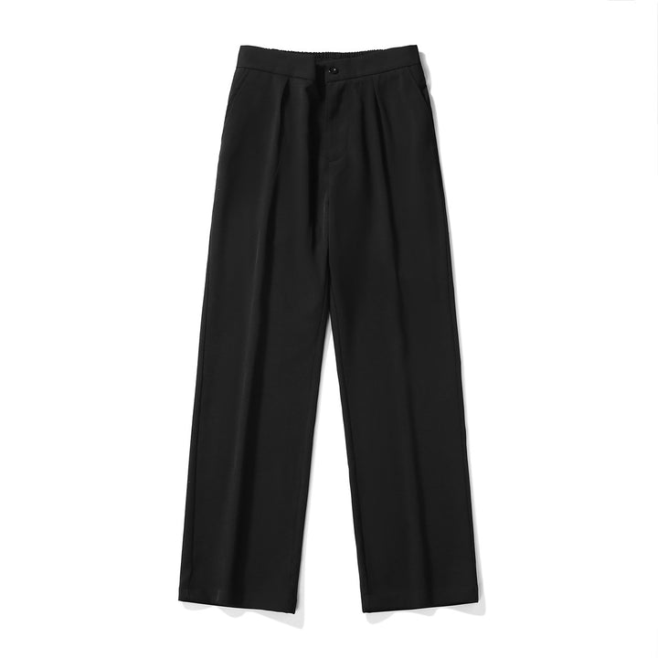 Herren Elegante weite Hose mit elastischem Bund und seitlichen Eingrifftaschen Echoarchiv