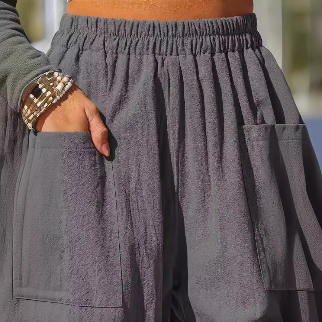 Damen Leichte und lässige Sommerhose Echo Archiv
