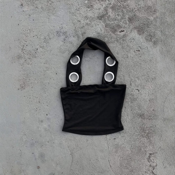 Damen Sportliches Top mit verstellbaren Riemen Echo Archiv