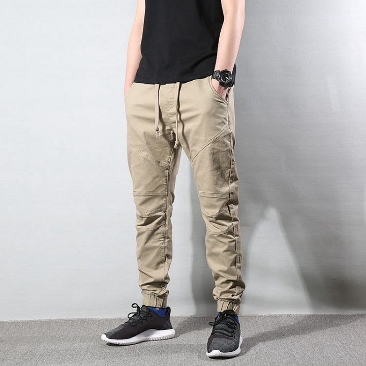 Herren Bequeme Cargo-Hose mit elastischem Bund – Bravaro