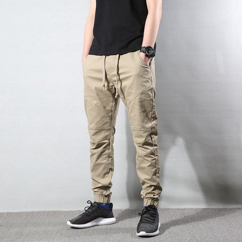 Herren Bequeme Cargo-Hose mit elastischem Bund – Bravaro