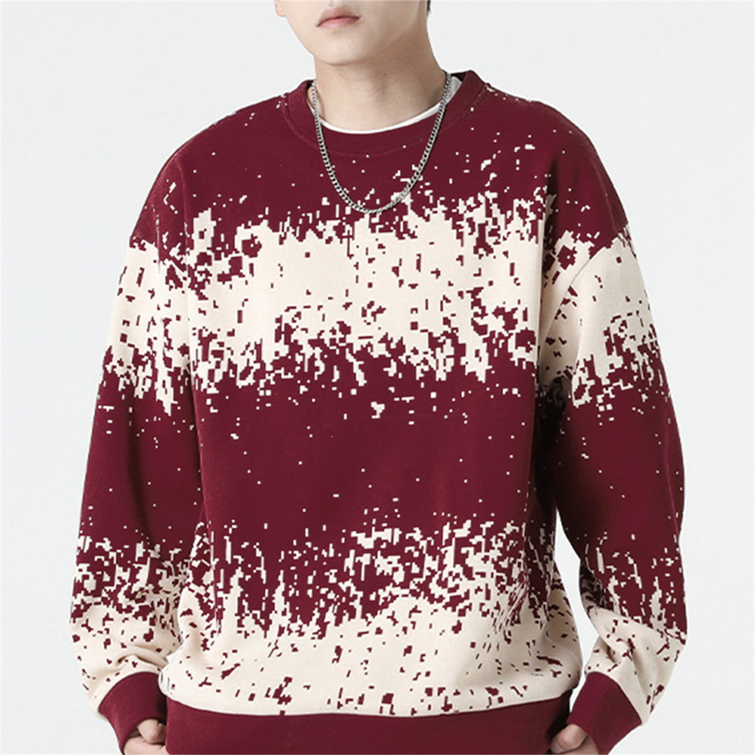 Herren Sweatshirt mit modernem Digitaldruck Echoarchiv