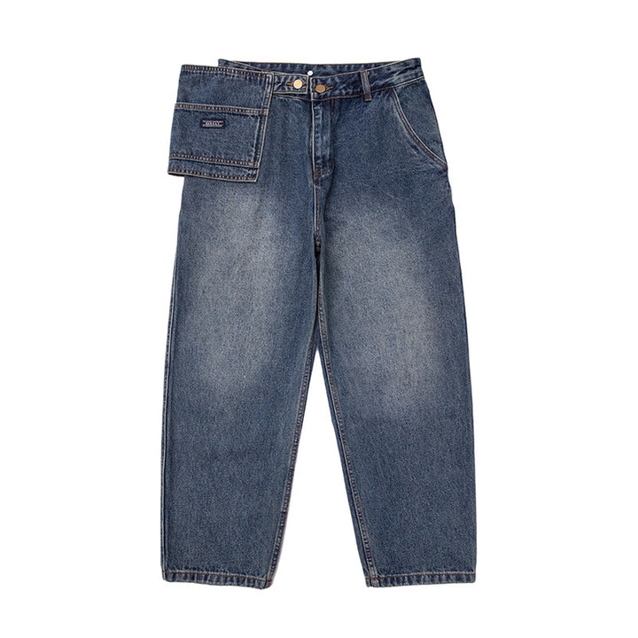 Herren Baggy-Jeans mit hoher Taille und abnehmbarer Utility-Taschenklappe Echo Archiv
